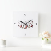 HORLOGE CARRÉE ***POUR THAT WINE*** CLOCK (Maison)