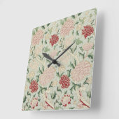 Horloge Carrée Préraphaelite Vintage (Angle)