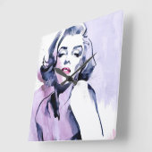 Horloge Carrée Pretty (Angle)