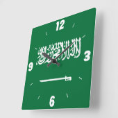 Horloge Carrée Pride de White Sword (Angle)