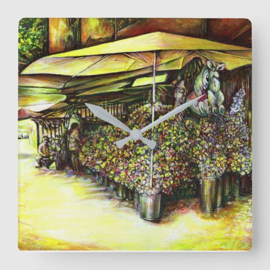 Horloge Carrée Pris la possession d'options (Recto)