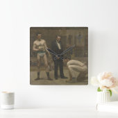 Horloge Carrée Prise du compte (Maison)