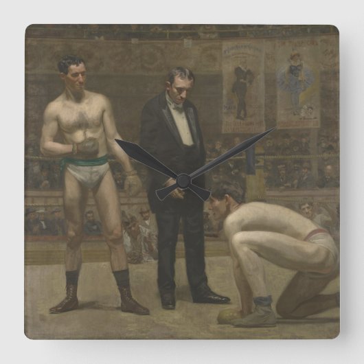 Horloge Carrée Prise du compte (Recto)