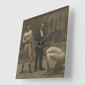 Horloge Carrée Prise du compte (Angle)