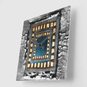 Horloge Carrée Promotion (Angle)