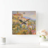 Horloge Carrée Provence Retreat Wall Clock (Maison)