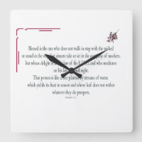 Psaume 1:1-3, Béni est celui qui,