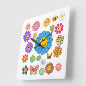 Horloge Carrée Puissance de flux (Angle)