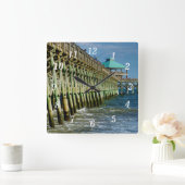 Horloge Carrée Quai Pêche Mur Casse (Maison)