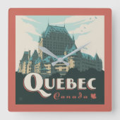 Horloge Carrée Québec Canada | Château Frontenac (Recto)
