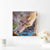 HORLOGE CARRÉE QUENCHER WOLF MOUNTAIN STREAM (Maison)