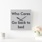 Horloge Carrée Qui S'Occupe De L'Horloge (Maison)