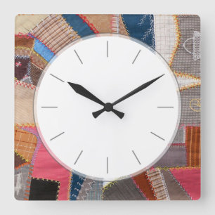 Horloge Carrée Quilter's