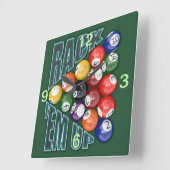 Horloge Carrée Rack Em Up (Angle)