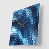 Horloge Carrée Radical 10 Wall Clock (Angle)