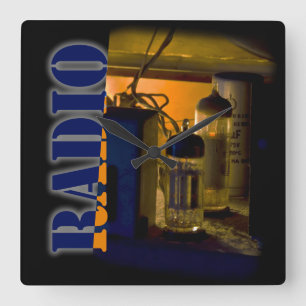 Horloge Carrée radio