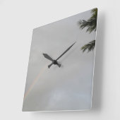 Horloge Carrée Rainbow (Angle)