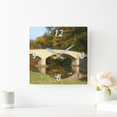 Horloge Carrée Rainbow Bridge in Fall at Grove City College (Maison)