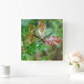 Horloge Carrée Raindrops (Maison)