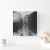 Horloge Carrée Rayé X 2 (Maison)