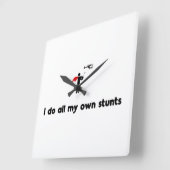 Horloge Carrée RC Helicopter Hero (Angle)