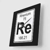Horloge Carrée Re - rhénium (Angle)