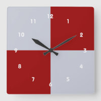 Rectangles rouge et gris