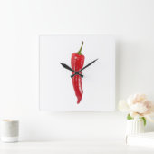 Horloge Carrée Red Hot Chili Clock (Maison)