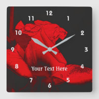 Red Hot Rosebud Flower Art