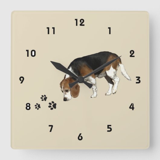 Horloge Carrée Redneck Wall Clock (Recto)