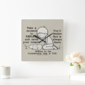 Horloge Carrée Réflect (Maison)