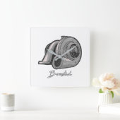 Horloge Carrée Réglage Turbo Boosted (Maison)