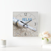 Horloge Carrée Relax by vaping (Maison)