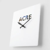 Horloge Carrée Relogio Acre (Angle)