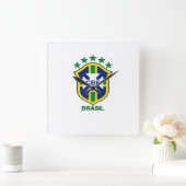 Horloge Carrée Relogio Brasil (Maison)