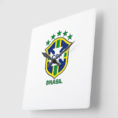 Horloge Carrée Relogio Brasil (Angle)