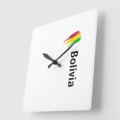 Horloge Carrée Reloj Bolivia (Angle)