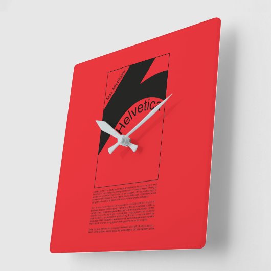 Horloge Carrée Reloj de pared (Angle)