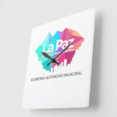 Horloge Carrée Reloj La Paz (Angle)