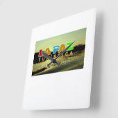 Horloge Carrée Reloj La Paz turistica (Angle)