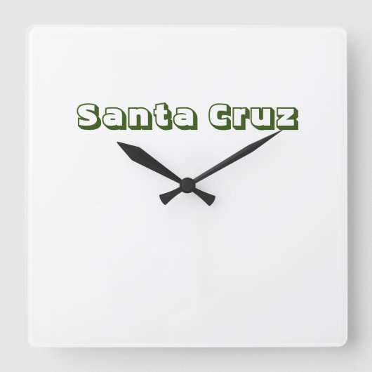 Horloge Carrée Reloj Père Noël Cruz (Recto)