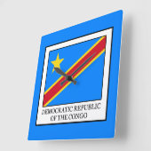 Horloge Carrée République démocratique du Congo (Angle)