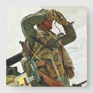 Horloge Carrée Réservoir Patrol