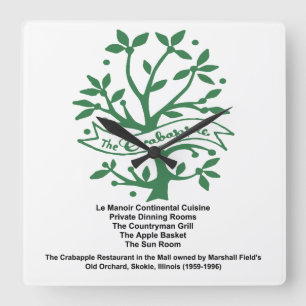 Horloge Carrée Restaurant Crabapple, Skokie, IL