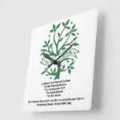 Horloge Carrée Restaurant Crabapple, Skokie, IL (Angle)