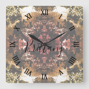 Horloge Carrée Restaurant Vintage China Canton