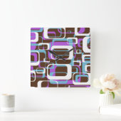 Horloge Carrée Rétro (Maison)