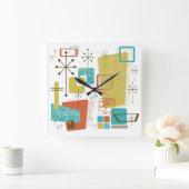 Horloge Carrée Rétro classique (Maison)