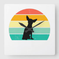 Retro Sunset Chihuahua