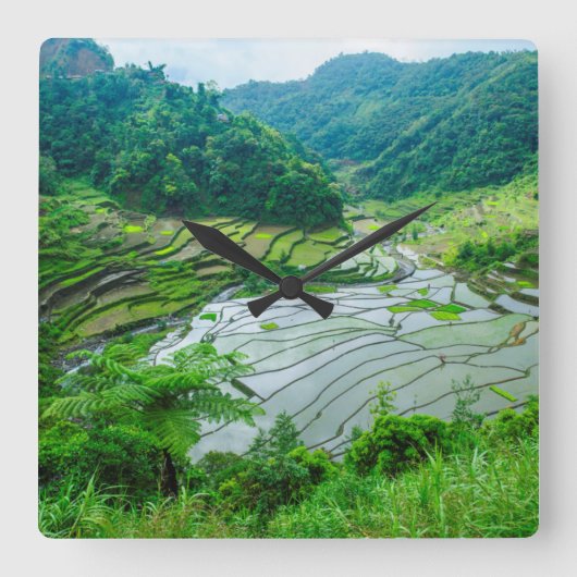 Horloge Carrée Rice terrace landscape, Philippines (Recto)